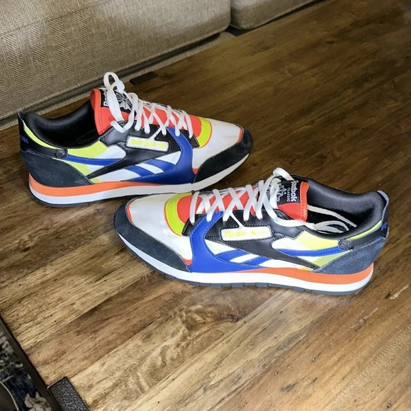 REEBOK Men Classic Leather Course Running A Pied GX2846 Multi SZ 12 Sneaker/Shoe - Picture 6 of 17